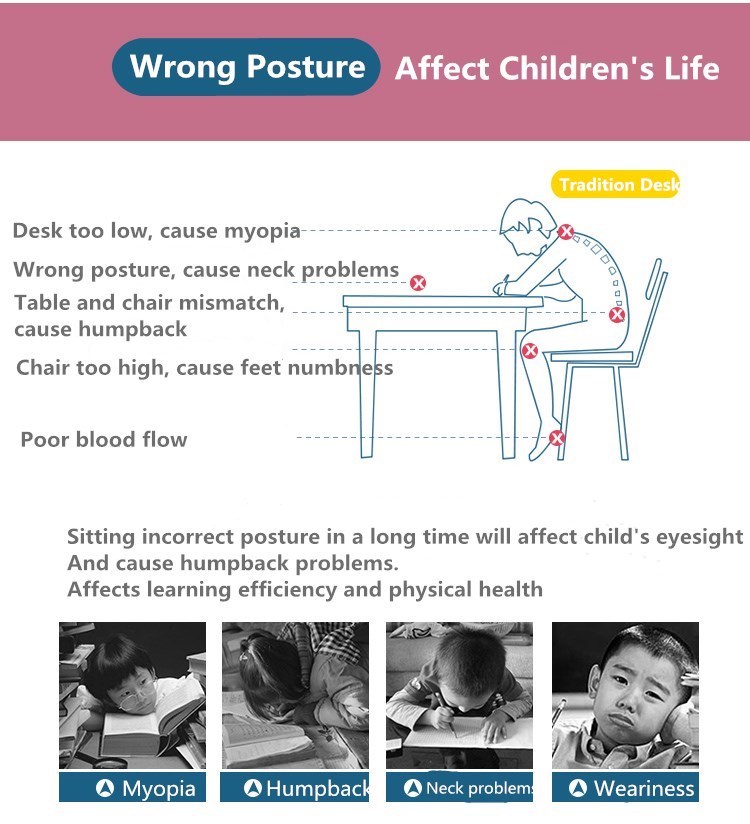 height adjustable kids desk