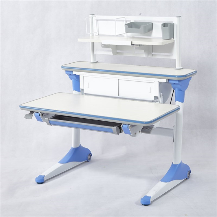 Height adjustable kids study table