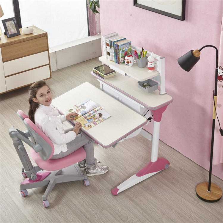Height adjustable kids study table