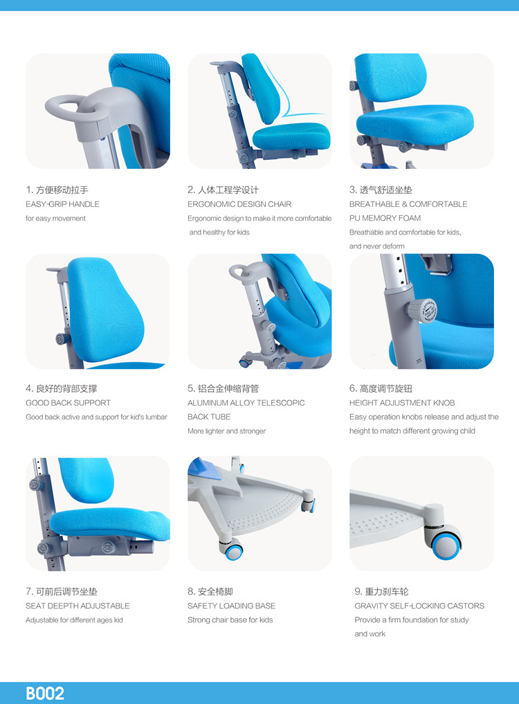 Ergonomic chair for children